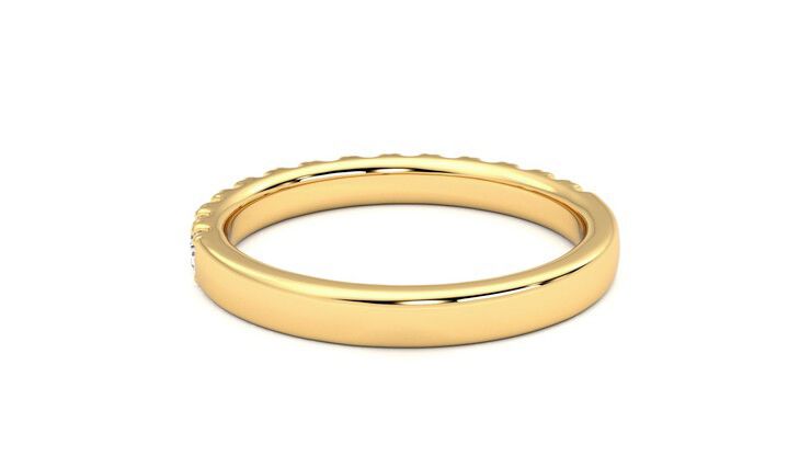 Taylor & Hart Allium Wedding Ring 360 degree image 16