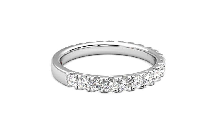Taylor & Hart Allium Wedding Ring 360 degree image 10