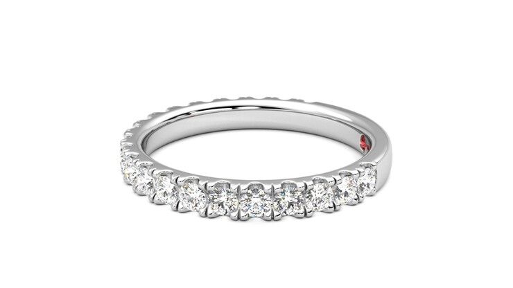 Taylor & Hart Allium Wedding Ring 360 degree image 21