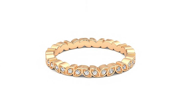 Taylor & Hart Anemone Wedding Ring 360 degree image 19
