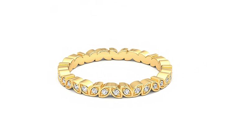 Taylor & Hart Anemone Wedding Ring 360 degree image 17