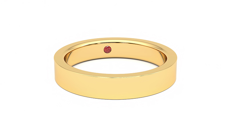 Taylor & Hart Argan Wedding Ring 360 degree image 2