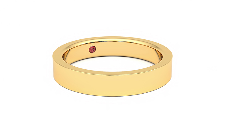 Taylor & Hart Argan Wedding Ring 360 degree image 4