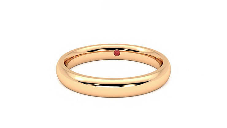 Taylor & Hart Aspen Wedding Ring 360 degree image 28