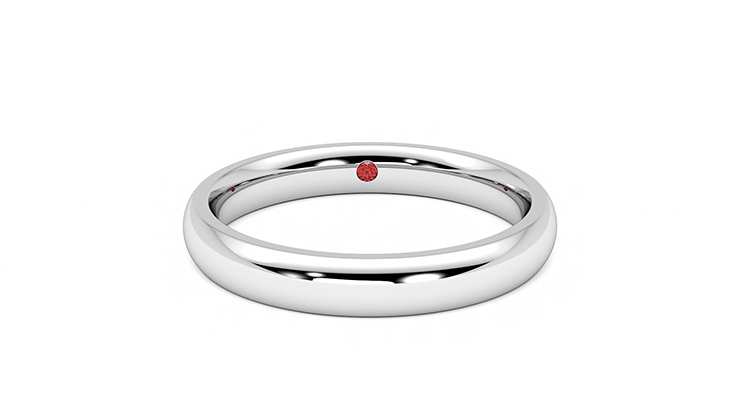 Taylor & Hart Aspen Wedding Ring 360 degree image 1