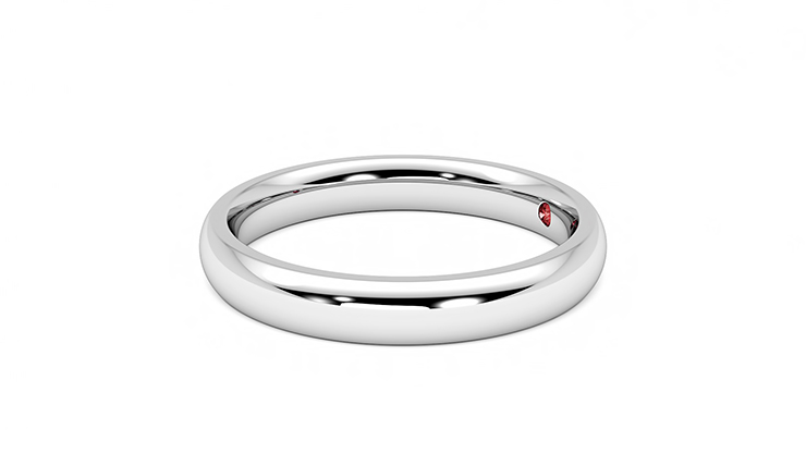 Taylor & Hart Aspen Wedding Ring 360 degree image 22