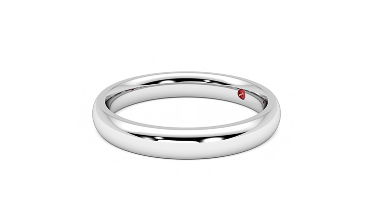 Taylor & Hart Aspen Wedding Ring 360 degree image 23