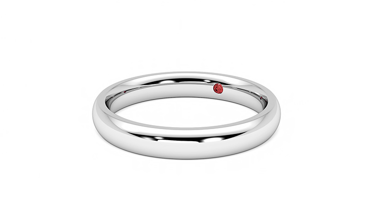 Taylor & Hart Aspen Wedding Ring 360 degree image 25