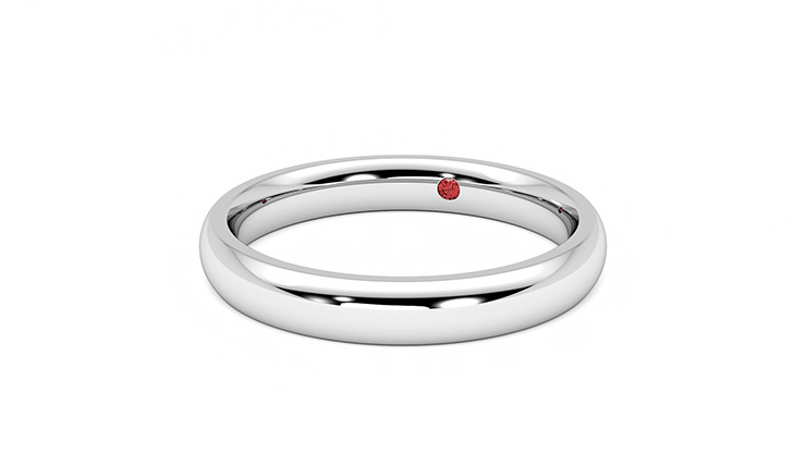 Taylor & Hart Aspen Wedding Ring 360 degree image 26
