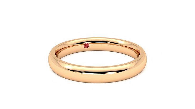 Taylor & Hart Aspen Wedding Ring 360 degree image 4