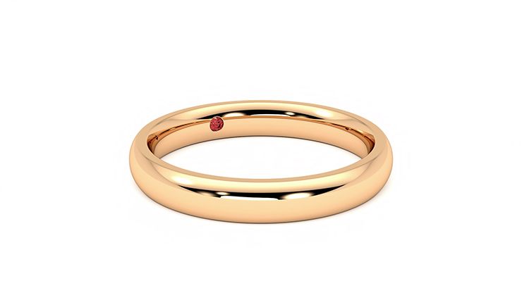 Taylor & Hart Aspen Wedding Ring 360 degree image 5