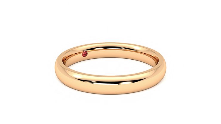 Taylor & Hart Aspen Wedding Ring 360 degree image 6