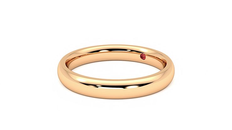 Taylor & Hart Aspen Wedding Ring 360 degree image 24