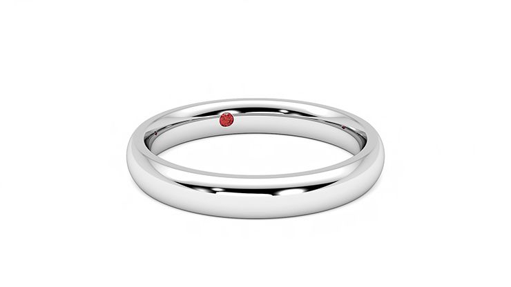 Taylor & Hart Aspen Wedding Ring 360 degree image 4