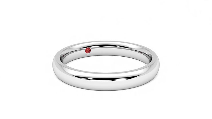 Taylor & Hart Aspen Wedding Ring 360 degree image 5