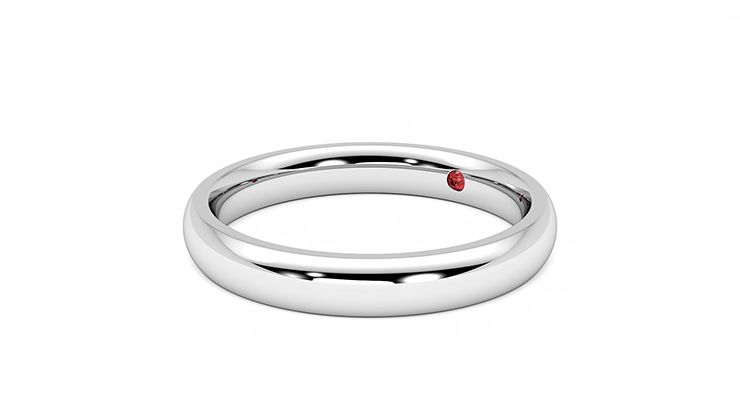 Taylor & Hart Aspen Wedding Ring 360 degree image 24