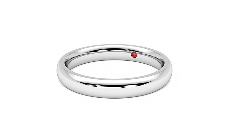 Taylor & Hart Aspen Wedding Ring 360 degree image 25