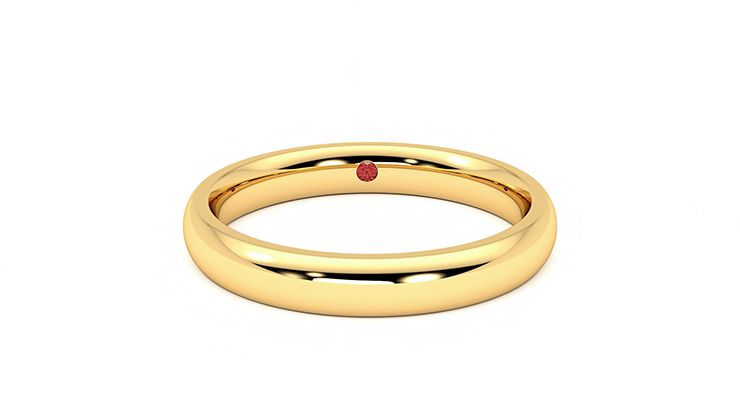 Taylor & Hart Aspen Wedding Ring 360 degree image 1