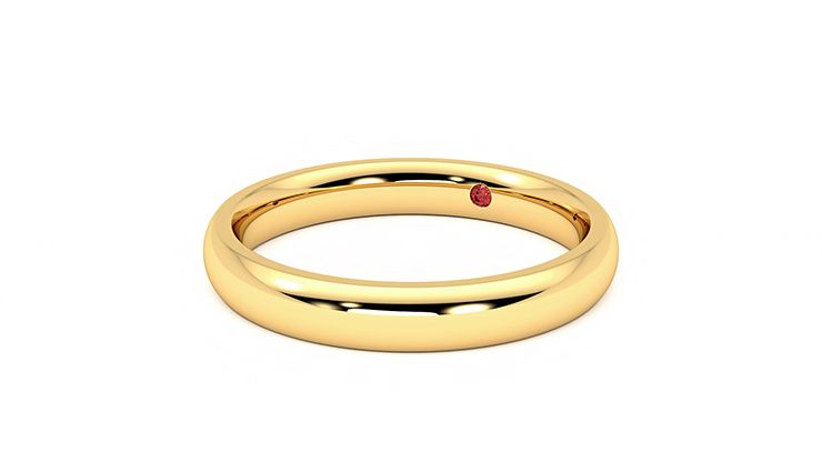 Taylor & Hart Aspen Wedding Ring 360 degree image 25