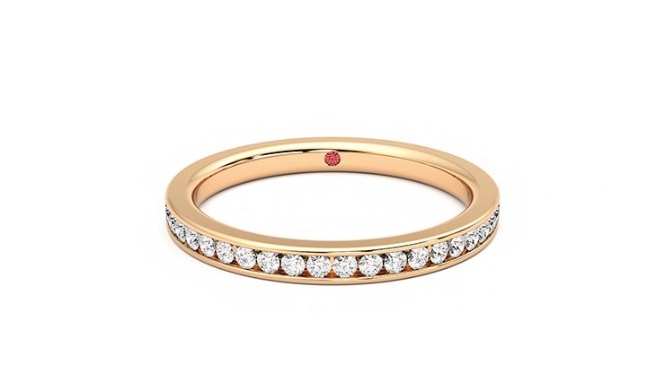 Taylor & Hart Aster Wedding Ring 360 degree image 0