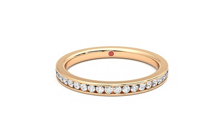 Taylor & Hart Aster Wedding Ring 360 degree image 1