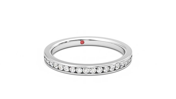 Taylor & Hart Aster Wedding Ring 360 degree image 3