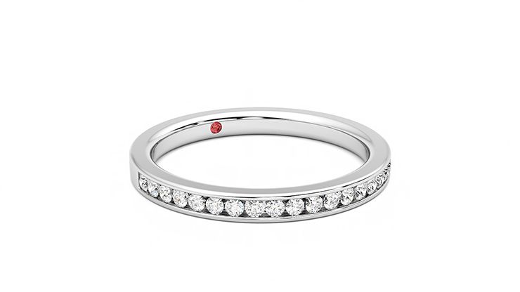 Taylor & Hart Aster Wedding Ring 360 degree image 5