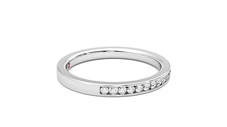 Taylor & Hart Aster Wedding Ring 360 degree image 9