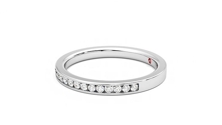 Taylor & Hart Aster Wedding Ring 360 degree image 22