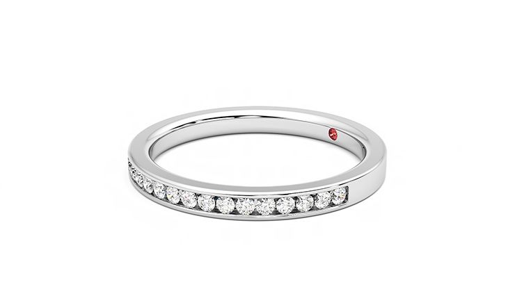 Taylor & Hart Aster Wedding Ring 360 degree image 23