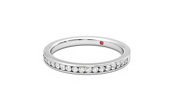 Taylor & Hart Aster Wedding Ring 360 degree image 25