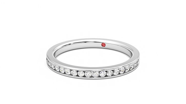 Taylor & Hart Aster Wedding Ring 360 degree image 26