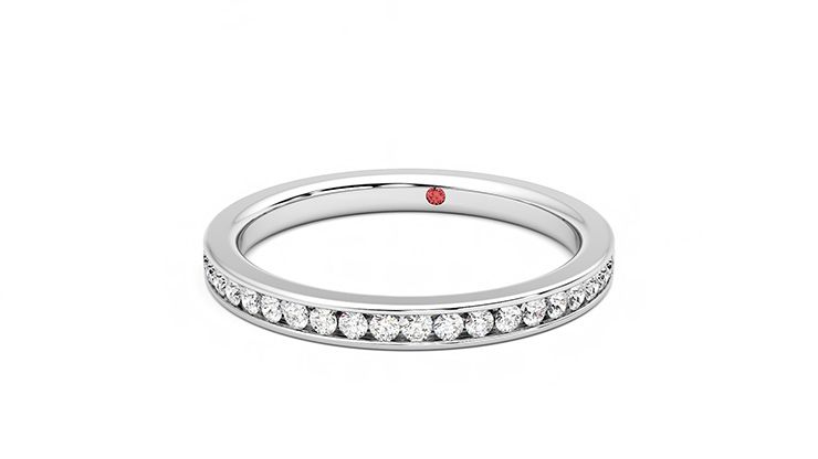 Taylor & Hart Aster Wedding Ring 360 degree image 27