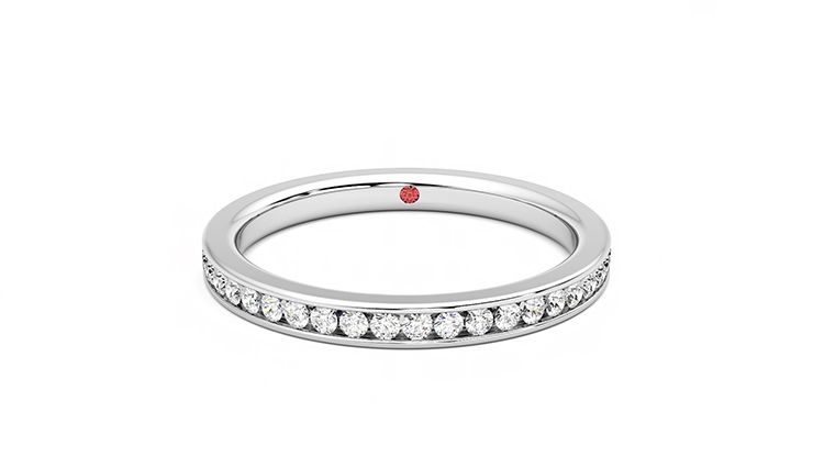 Taylor & Hart Aster Wedding Ring 360 degree image 29