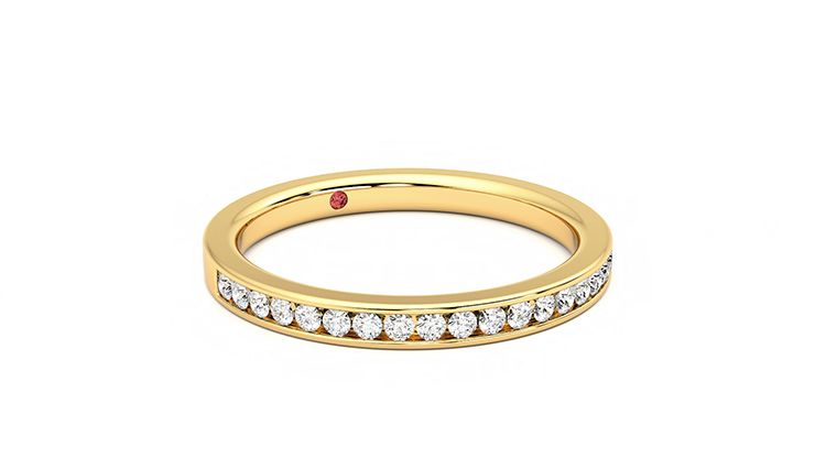 Taylor & Hart Aster Wedding Ring 360 degree image 5