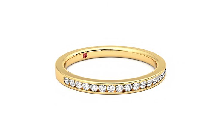 Taylor & Hart Aster Wedding Ring 360 degree image 6