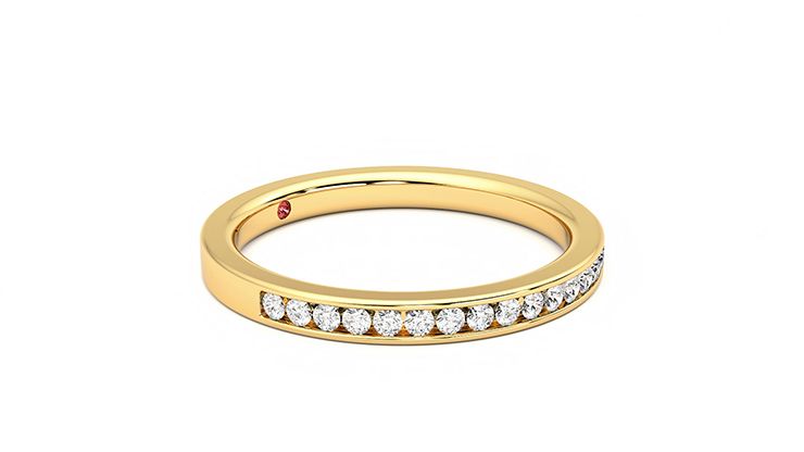 Taylor & Hart Aster Wedding Ring 360 degree image 7