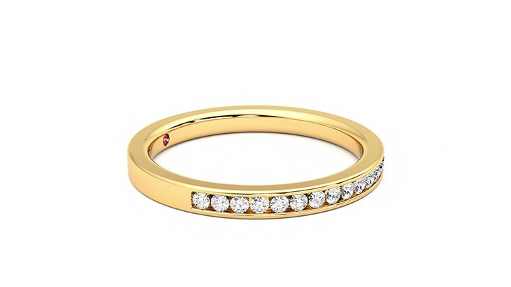 Taylor & Hart Aster Wedding Ring 360 degree image 8