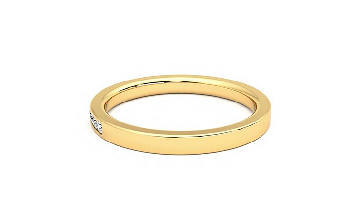 Taylor & Hart Aster Wedding Ring 360 degree image 17