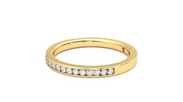 Taylor & Hart Aster Wedding Ring 360 degree image 22