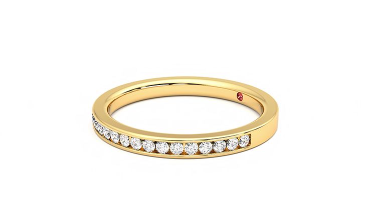 Taylor & Hart Aster Wedding Ring 360 degree image 23