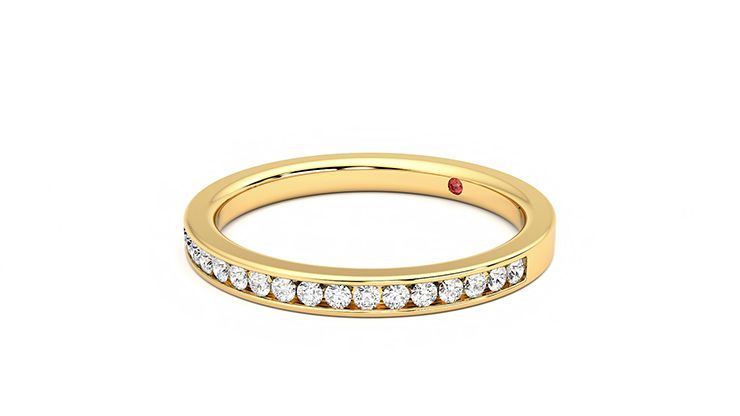 Taylor & Hart Aster Wedding Ring 360 degree image 24
