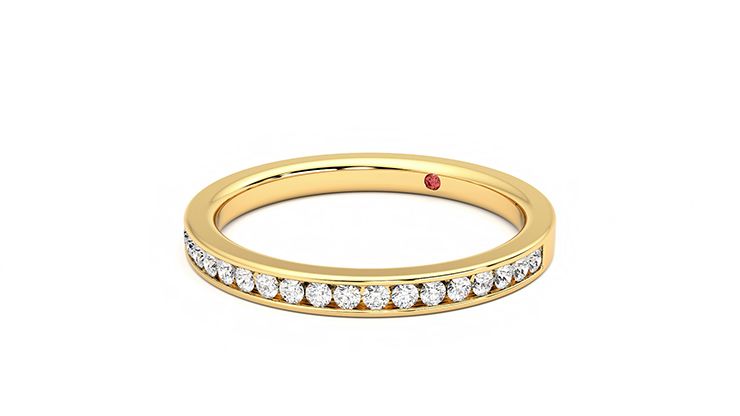 Taylor & Hart Aster Wedding Ring 360 degree image 25