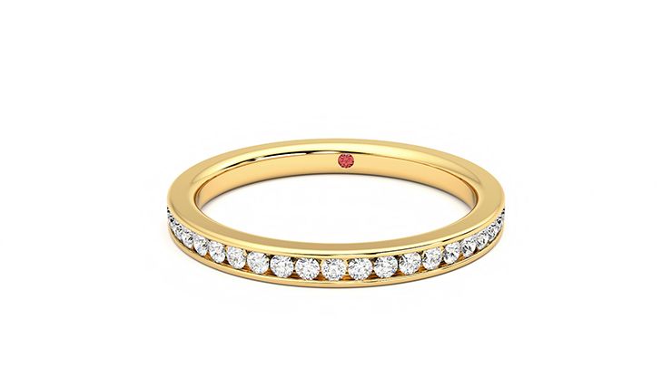 Taylor & Hart Aster Wedding Ring 360 degree image 28