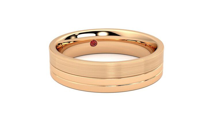 Taylor & Hart Atlas Wedding Ring 360 degree image 4