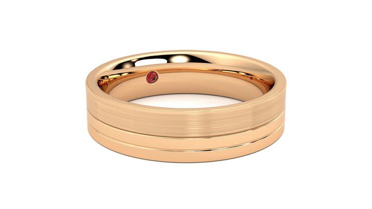 Taylor & Hart Atlas Wedding Ring 360 degree image 5