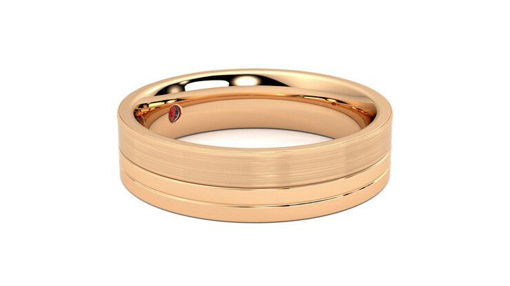 Taylor & Hart Atlas Wedding Ring 360 degree image 7