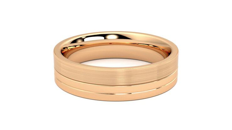 Taylor & Hart Atlas Wedding Ring 360 degree image 16