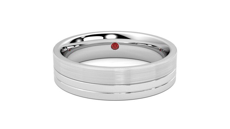 Taylor & Hart Atlas Wedding Ring 360 degree image 0