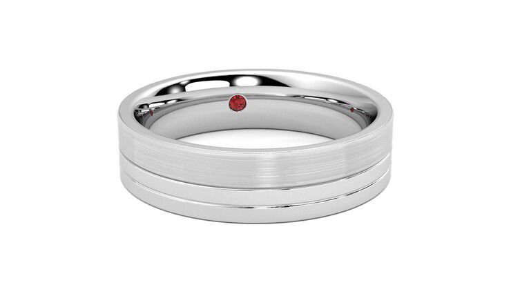 Taylor & Hart Atlas Wedding Ring 360 degree image 3